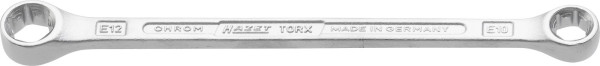 Hazet dubbele ringsleutel TORX®, buiten TORX® profiel, E10, E12, 609-E10XE12