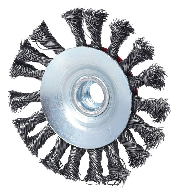 KS Tools kegelvormige staaldraad ronde borstel 0,5mm, diameter 100mm, 340.0048
