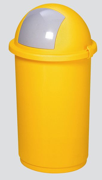 VAR kunststof afvalbak, geel, 3564