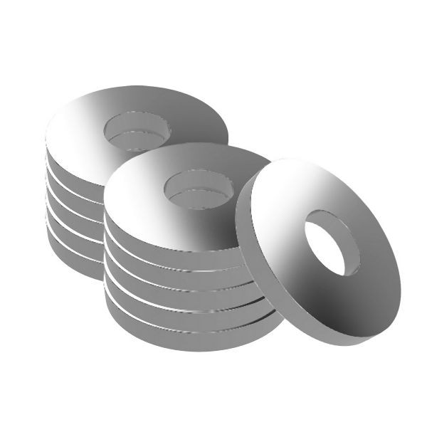 Offgridtec sluitring ring M5 x 15mm - 50 stuks RVS V2A 304 DIN9021 / ISO703, 8-01-017925_003