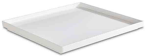 APS GN 1/2 dienblad -ASIA PLUS-, 32,5 x 26,5 cm, hoogte: 3 cm, melamine, binnen: wit, glanzend, buiten: wit, mat, 15450