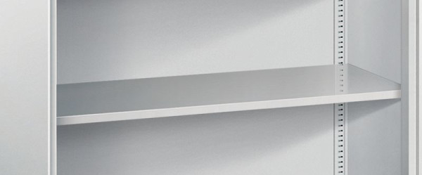 C+P legbord van gelakt staal, B994T352 mm, lichtgrijs, 140002-801 S10000