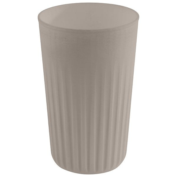 APS herbruikbare beker -TO GO-, Ø 8,5 x 13,5 cm, 400 ml, polypropyleen, mokka, met stapelnok (zonder deksel), 48 stuks, 66911
