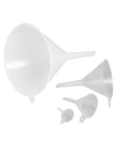 DENIOS trechter van PP, geschikt voor levensmiddelen, handgreep en ophanglus, 400 mm, VE: 3 stuks, 281-892