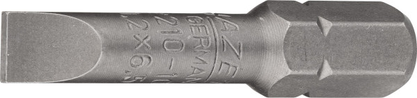 Hazet bit, massief zeskant 8 (5/16 inch), sleufprofiel, 1,2 x 6,5 mm, 2210-10