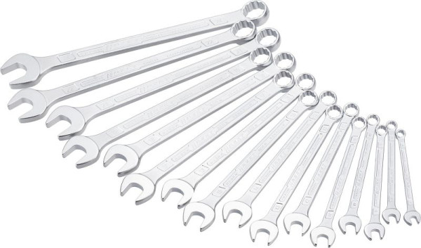 Hazet ringsteeksleutelset, extern dubbel zeskant tractieprofiel, 7 - 24, aantal gereedschappen: 16, 600SPC/16