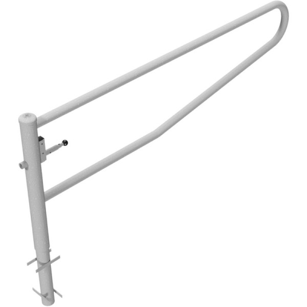 Stein HGS HGS draaipoortbarrière 360°, 2500 mm / zonder verf, voorbereid voor hangslot, voor inzetting in beton, 413.251v