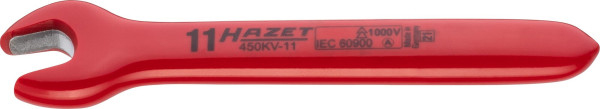 Hazet steeksleutel, dubbel geïsoleerd, buitenzeskantprofiel, 11 mm, 450KV-11