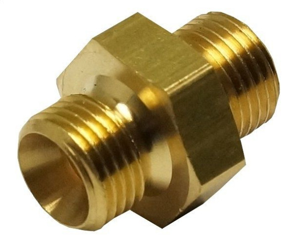 AEROTEC conische dubbele nippel, 1/8 inch, 10.133.68