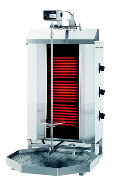 gel-o-mat Elektrischer Gyros-/ Kebab-Grill, Modell GLG230, Kapazität 40 kg, GLG230