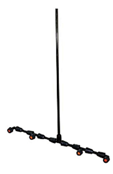 De Witte spuitboom 60 cm met 4 sproeikoppen voor B&W 15 l, 450.300.110