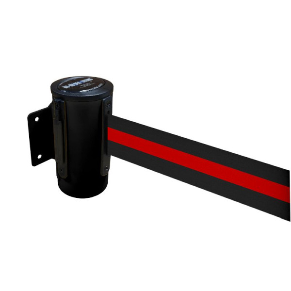 Stein HGS HGS wandriemcassette -P-Line Future-, zwart, zwart/rood/zwart horizontaal (gestreept), met magnetisch riemeindstuk, 12850j-0604