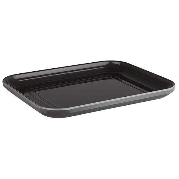 APS GN 1/2 dienblad -EMMA-, 32,5 x 26,5 cm, hoogte: 3 cm, melamine, grijs, 85124