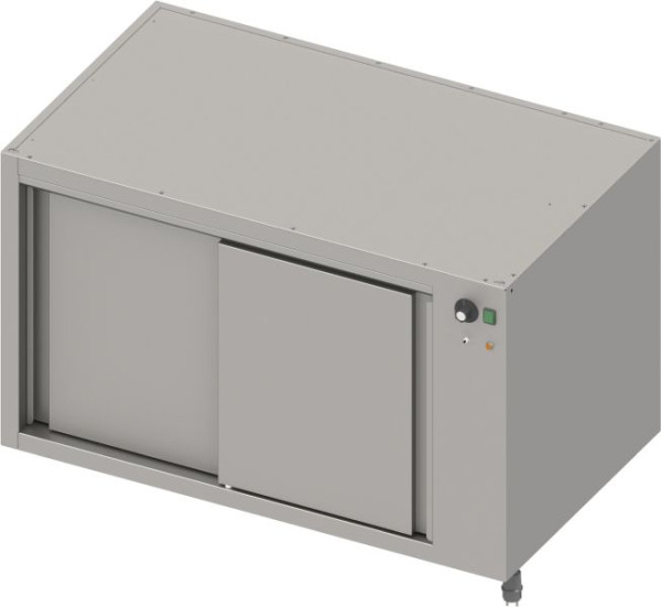 Stalgast RVS verwarmde onderkast box versie 2.0 met schuifdeuren, onderbouw 1500x640x660 mm, BX15680F