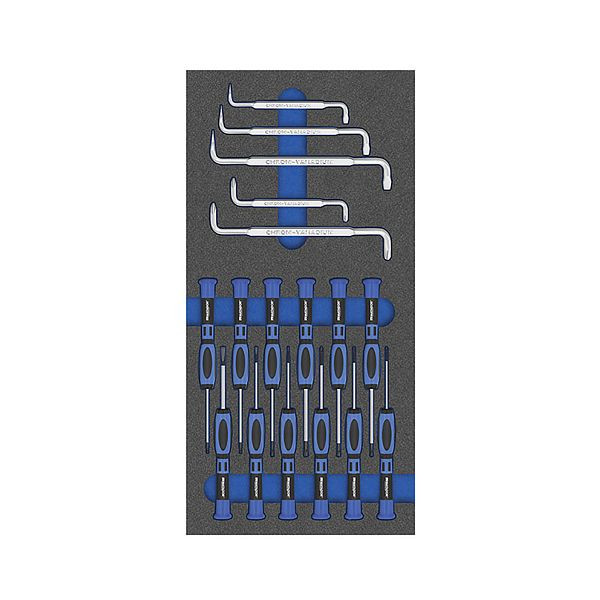 MATADOR gereedschapsmodule: elektricien schroevendraaier, 1/3: 193 x 390 mm, 8164 1663