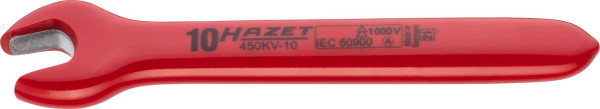 Hazet steeksleutel, dubbel geïsoleerd, buitenzeskantprofiel, 10 mm, 450KV-10