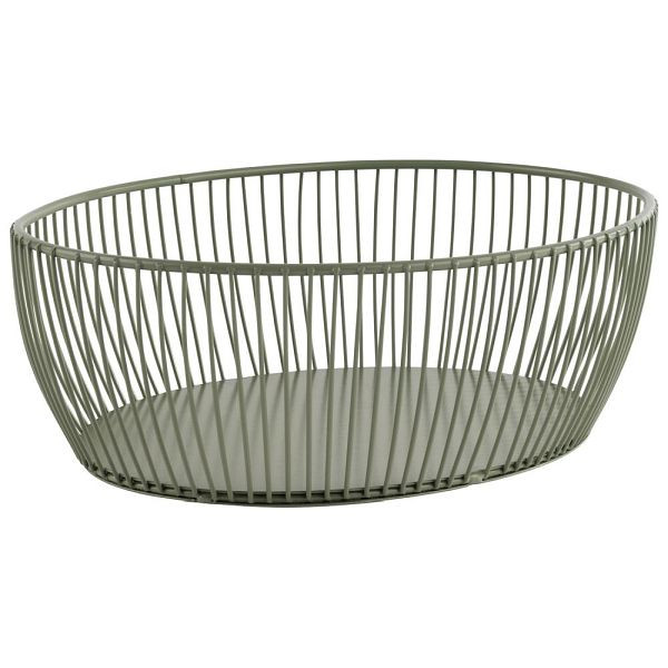 APS mand -SVART- in rookgroen 24 x 19 cm, hoogte: 8 cm, 30473