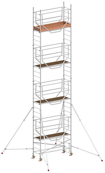 HYMER ADVANCED SAFE-T rolsteiger volgens DIN EN 1004, modules 1 + 2 + 3 + 4, framedeelbreedte 0,72 m, platformlengte 2,08 m, reikhoogte 9,25 m, 707509