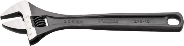 Hazet steeksleutel, verstelbaar, buitenzeskantprofiel, oppervlak: gefosfateerd, hoogglans gepolijst, lengte: 256 mm, klembereik: 33 mm, 279-10