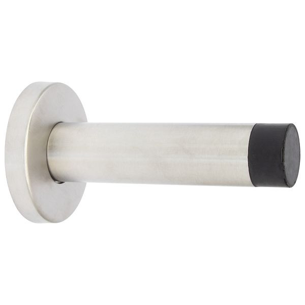 WAGNER Wandtürstopper EH8064 Durchmesser 46mm, Höhe 83mm, satiniert, SB, VE: 4 Stück, 15806411