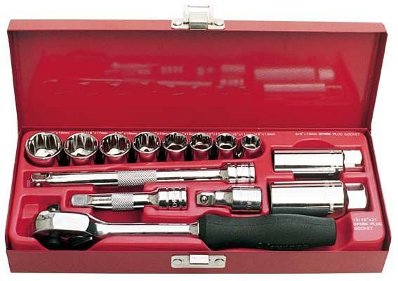 Metrinch Doppenset 3/8", 14 delig, MET-0525