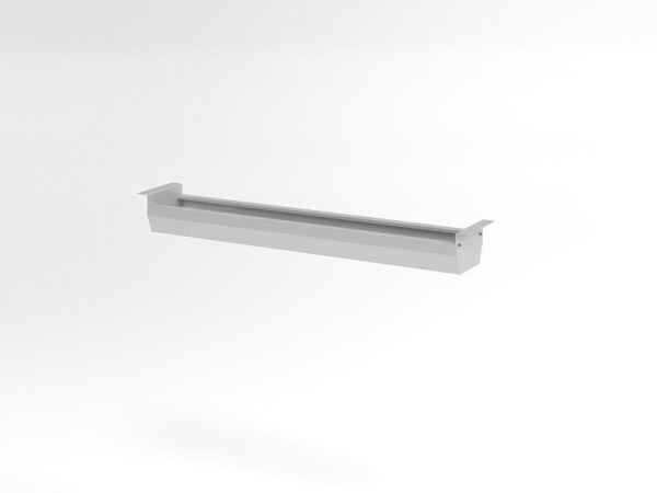 Hammerbacher kabelgoot KC12, voor 120 tafel, kleur: zilver, breedte: 86,2 cm, hoogte: 9,3 cm, VKC12/S
