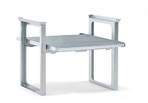 DENIOS rek voor kleine containers, stapelbaar, 1049 x 1130 x 837 mm, 291-770