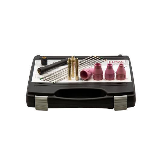 ELMAG accessoires en slijtdelenset 15-delig ABITIG 200/450W voor TIG-omvormer 'AC/DC', 00085