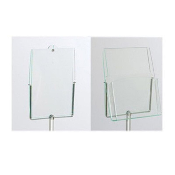 Stein HGS HGS opzetstuk voor bandgeleidingssysteem -Stopper-, -Stopbag- Foldertas van acrylglas, met bevestigingsbeugel -Stophold-, 11873-11871