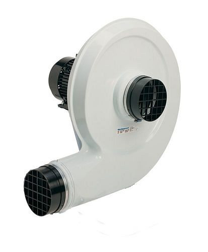Nederman centrifugaalventilator N29, stalen behuizing, vermogen 2,2 kW, als stand, 3-fase, 292774