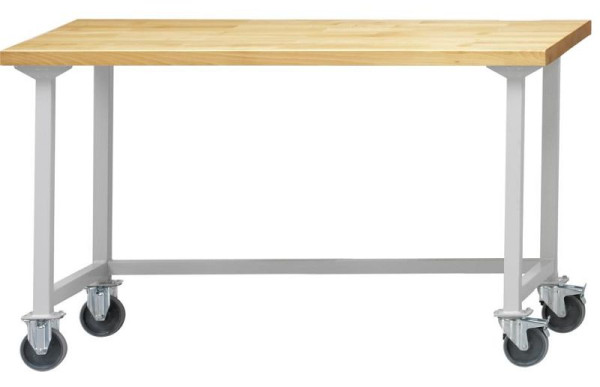 ANKE werktafel; mobiel; 1500 x 700 mm; RAL 7035