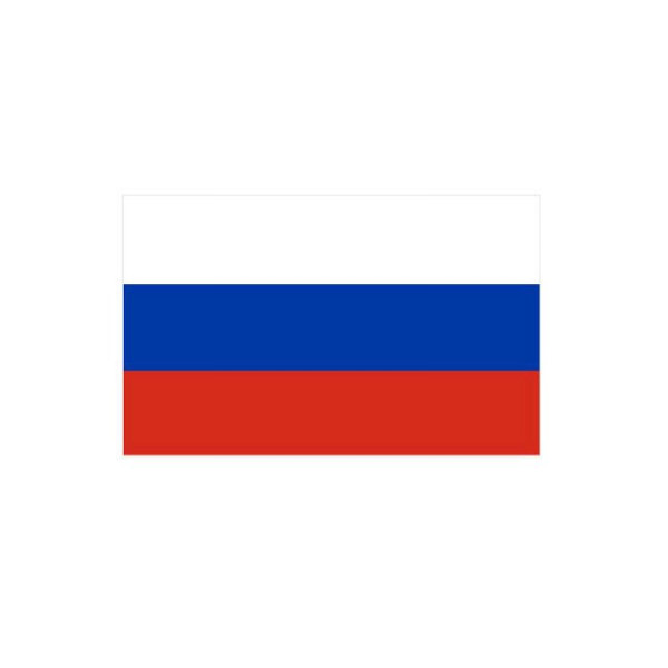 Stone HGS landenvlag Rusland, 400 x 150 cm (staand formaat), met kunststof karabijnhaak, FlagTop 110 g/m², voor vlaggenmasten vanaf 8 m, met ajoursteek voor Ø 4 cm boom, 27494