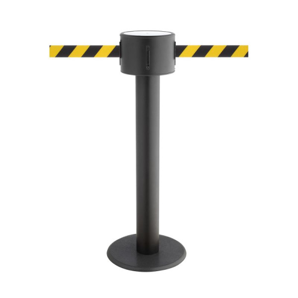 Stein HGS HGS personengeleidingssysteem -P-Line Titan-, zwart/geel diagonaal (gearceerd), met riemeindstuk (standaard), 34176-1702