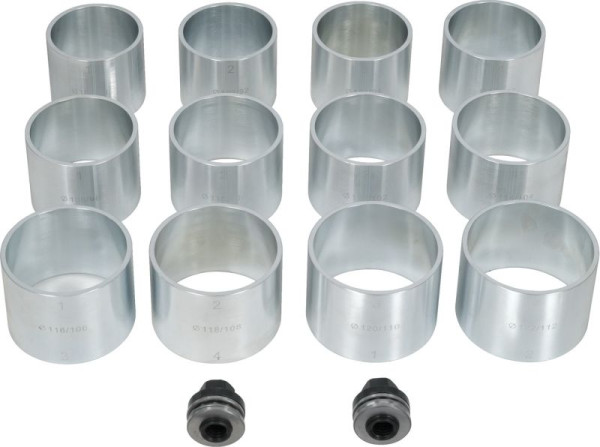 KS Tools druk- en spanhulzenset, 14-delig, 700.1805