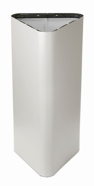 Design afvalbak PURE ELEGANCE wit, 392012