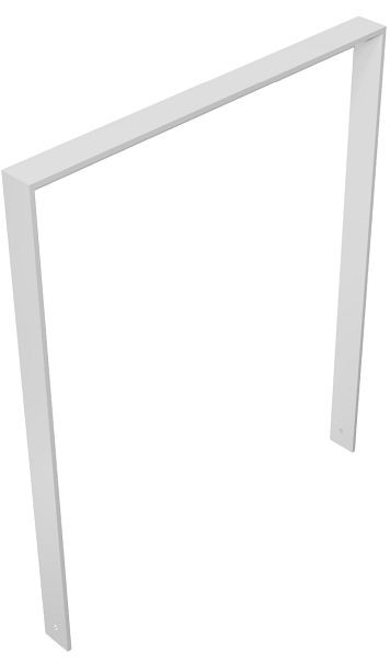 Schake platte stalen beugel 80x12mm, voor inzetting in beton, breedte: 1000mm, totale hoogte: 1200mm, met steun, thermisch verzinkt, 4152_100