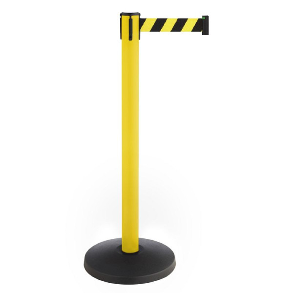 Stein HGS HGS personengeleidingssysteem -P-Line Allround-, zwart/geel diagonaal (gearceerd), geel, 34865-0102