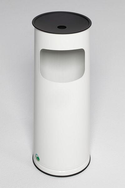 VAR afvalbak / asbak H 61 K, wit, 3550