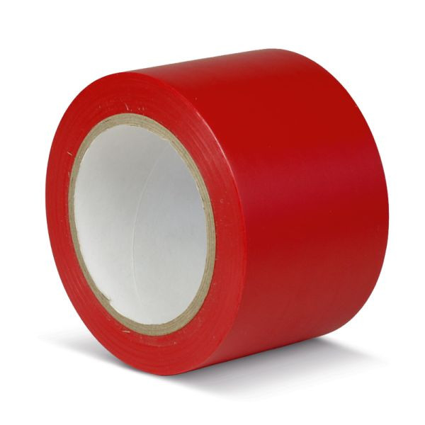 Mehlhose vloermarkeringstape standaard rood 75mmx33m, KMSR07533