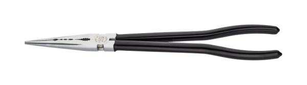 Hazet platronde tang, extra lang, platronde vorm, rechte uitvoering, gedompelde handgrepen, afmetingen / lengte: 280 mm, 1841A-280