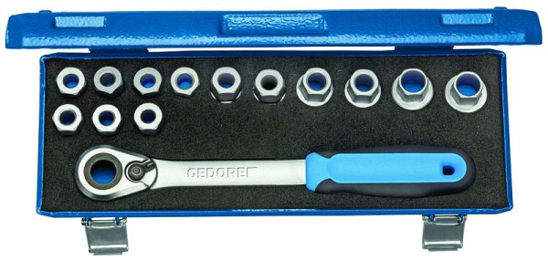 GEDORE dopsleutelset 1/2" 14-delig, 2521563