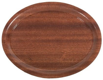 Contacto houten dienblad, ovaal, antislip, 26x20 cm, 3503/260