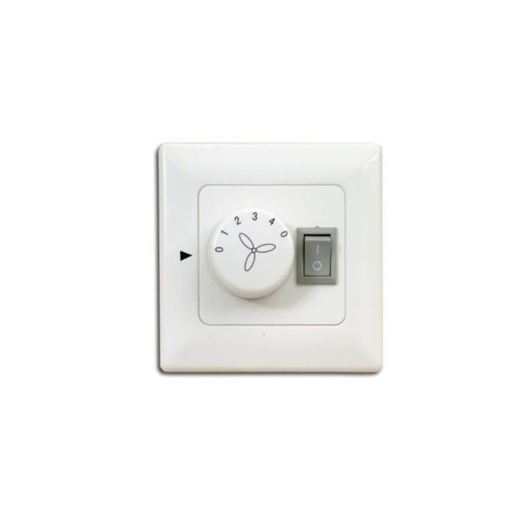 Pepeo Wandschalter / Stufenschalter für Deckenventilator mit Licht - Aufputz, 85975-AP