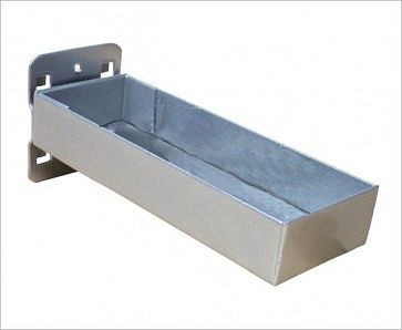 ADB kleine onderdelenbak zonder onderverdeling, geschikt voor europerforatie (10x10mm / 38x38mm), afmetingen: LxB: 150mmx55mm, 23157
