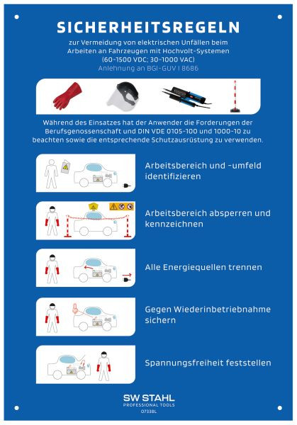 SW-Stahl-aankondiging "Veiligheidsregels", 07338L