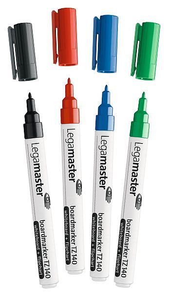 Legamaster TZ140 boardmarker gesorteerd, VE: 4 stuks, 7-114094