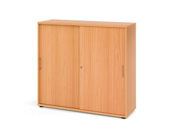 Hammerbacher schuifdeurkast 1753S BS, 3 OH, romp: beuken / voorkant: beuken, 120 x 40 x 110 cm (BxDxH), V1753S/6/6/BS