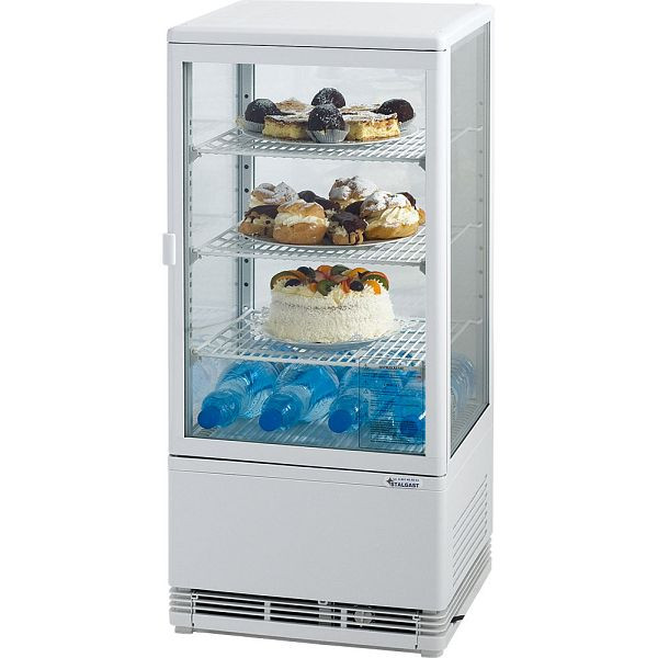 Stalgast koelvitrine, 78 liter, wit, afmetingen 428 x 386 x 960 mm (bxdxh), KT0101078