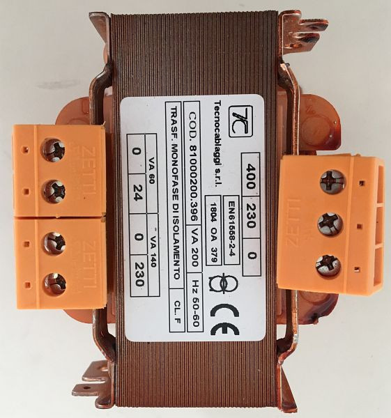 ELMAG transformator 400 V naar 230/24 V (TC1) voor PLS 500-750, 9101586
