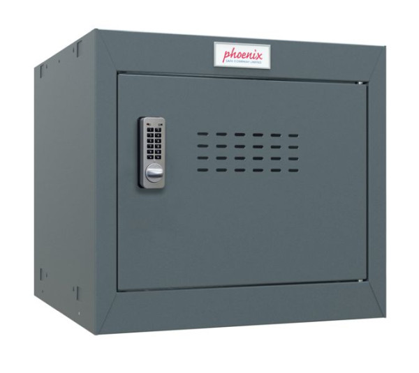 Phoenix CL-serie maat 1 houtskoolgrijze kubuskast met elektronisch slot, CL0344AAE